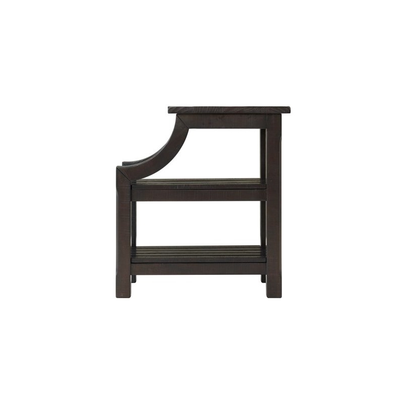 Home Square 2-Piece Set with Coffee Table & Chairside Table in Espresso