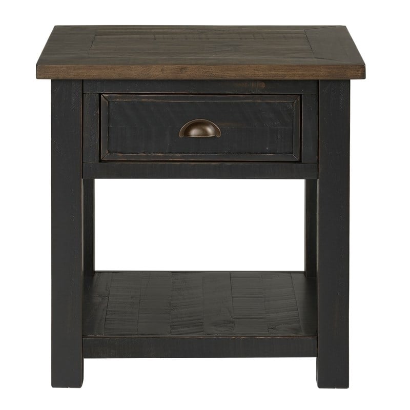 Home Square 2-Piece Set with Monterey 2 Drawer Coffee Table & End Table