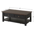 Home Square 2-Piece Set with Monterey 2 Drawer Coffee Table & End Table