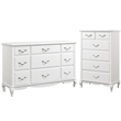 Home Square 2-Piece Set with Kelly 6 Drawer Chest & 9 Drawer Dresser