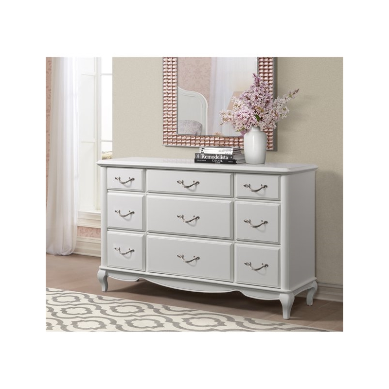 Home Square 2-Piece Set with Kelly 6 Drawer Chest & 9 Drawer Dresser