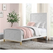 Home Square 3-Piece Set with 5 Drawer Chest & 6 Drawer Dresser & Twin Panel Bed