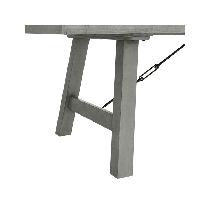 Home Square 7-Piece Set with Extendable Dining Table & 6 Dining Chairs