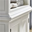 Home Square 2 Doors Bookcase in Pure White Finish - Set of 2