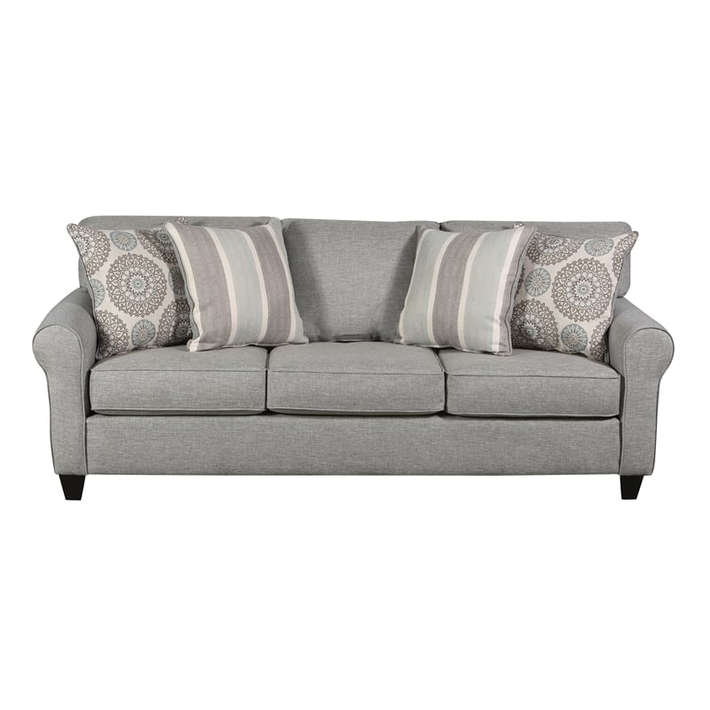 Home Square 5-Piece Set with Ottoman Chair Sofa Accent Chair & Ottoman