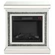 Home Square 2-Piece Set with Mirrored Fireplace and Mirrored Wall Decor