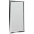 Home Square 2-Piece Set with Fireplace and Accent Mirror in LED Mirrored
