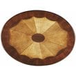 Home Square Specialty Oval Accent Table in Cherry Finish - Set of 2