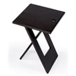 Home Square Hammond Mango Wood Folding Table in Coffee - Set of 2
