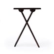 Home Square Hammond Mango Wood Folding Table in Coffee - Set of 2