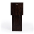 Home Square Hammond Mango Wood Folding Table in Coffee - Set of 2