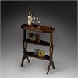 Home Square Accent Table in Plantation Cherry Finish - Set of 2