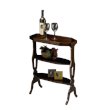 Home Square Accent Table in Plantation Cherry Finish - Set of 2