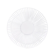 Home Square Modern Metal End Table in White Finish - Set of 2