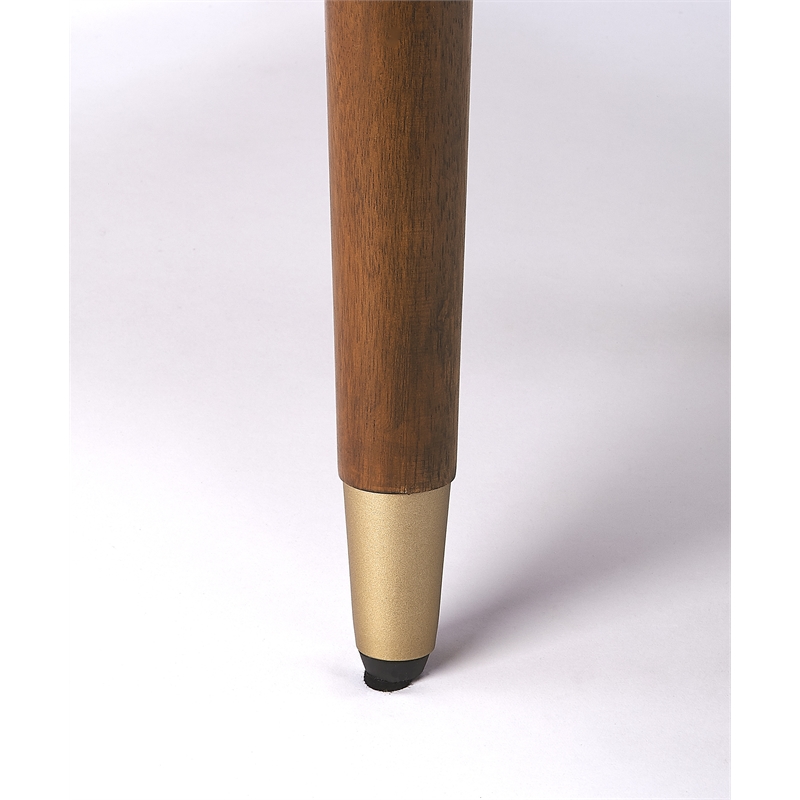 Home Square Modern Two Drawer Nightstand in Brown Finish - Set of 2