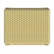 Home Square Rattan Counter Stool in Yellow and White - Set of 2