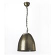 Home Square Transitional Cast Aluminium Pendant in Nickel - Set of 2