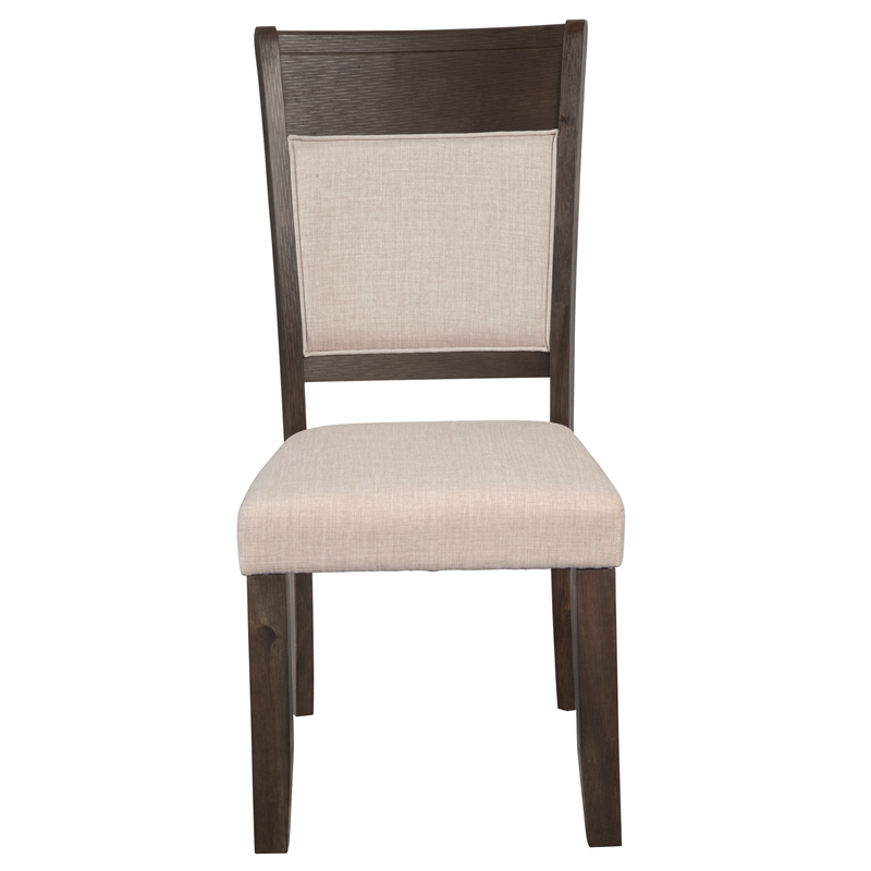 Home Square 5-Piece Set with Dining Table and 4 Dining Side Chairs in Espresso