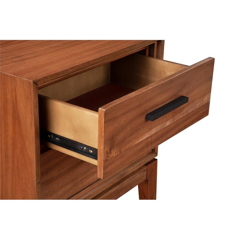 Home Square 2-Piece Set with King Platform Bed & 2 Drawer Nightstand