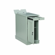 Home Square Butler Wood Accent Table with USB in Aqua Blue - Set of 2