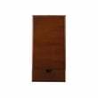 Home Square Wood Accent Table with USB in Hazelnut Brown - Set of 2