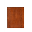 Home Square Mission Oak Wood Cabinet Table in Brown - Set of 2