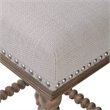Home Square Wooden Counter Stool in Light Walnut Finish - Set of 2