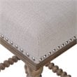 Home Square Wooden Counter Stool in Light Walnut Finish - Set of 3