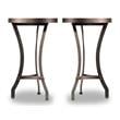 Home Square Armand Martini Table in Light Wood Finish - Set of 2
