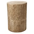 Home Square Traditional Solid Wood Side Table in Natural Finish - Set of 2