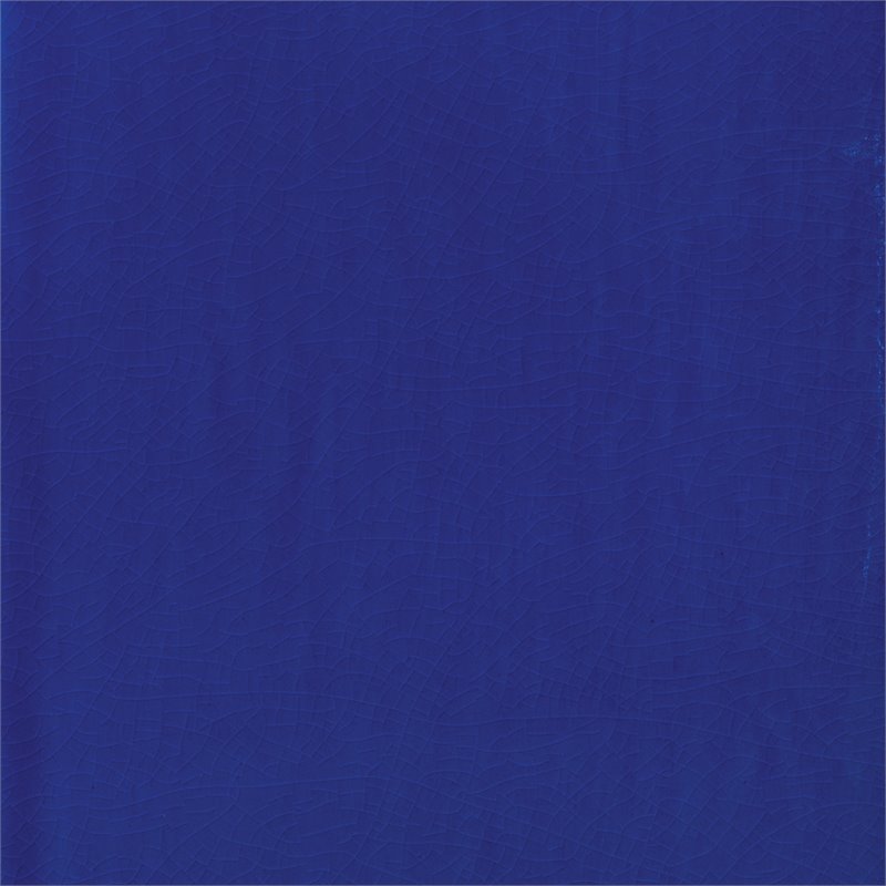 Home Square Large Coastal Ceramic Side Table in Cobalt Blue - Set of 2