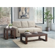 Home Square Traditional Square End Table in Cherry Finish - Set of 2