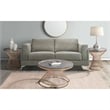 Home Square Modern Round Metal End Table in Gold Finish - Set of 2