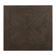 Home Square Square End Table with USB in Charcoal Finish - Set of 2