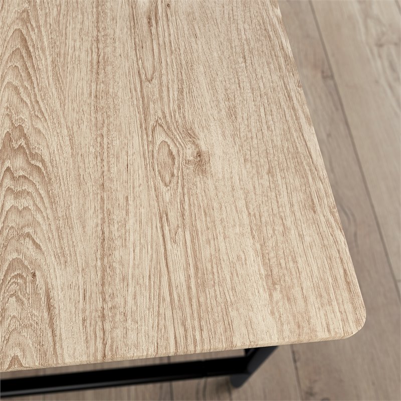 Home Square Faux Leather Counter Stool in Black Back & Black Frame - Set of 3