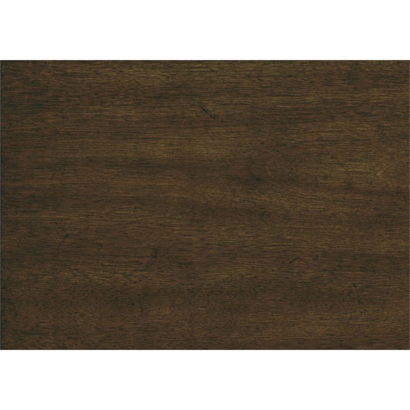 Home Square Wood 1 Drawer End Table in Brown Finish - Set of 2