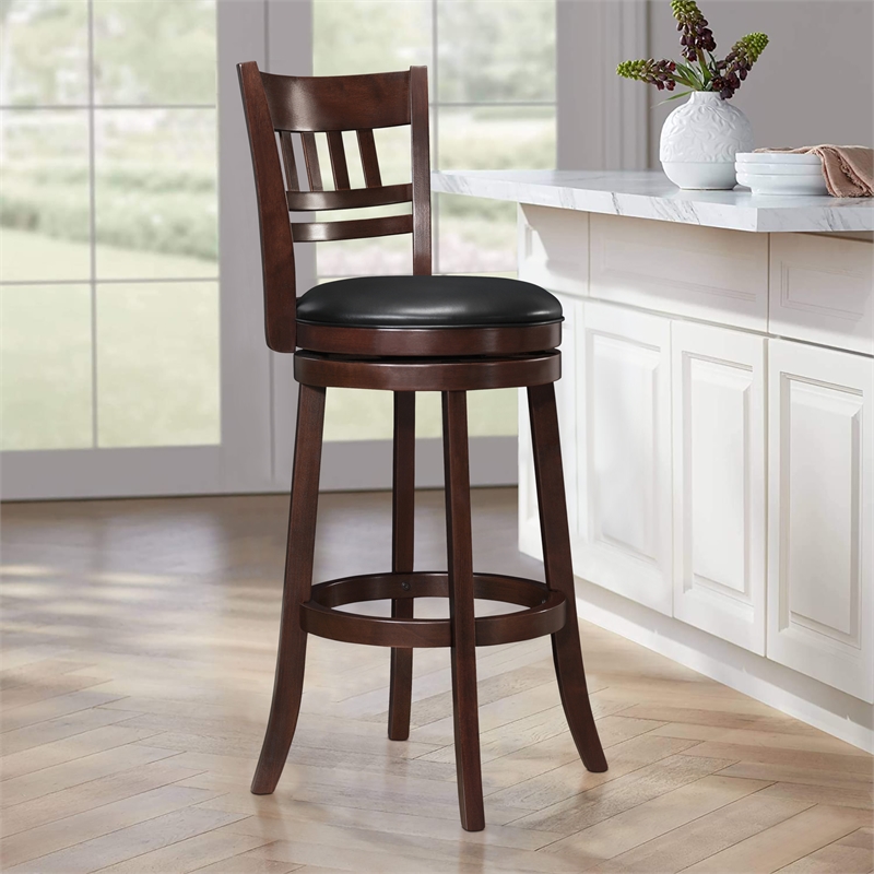 Swivel Barstools Square Leather Bar Stools Home Square Faux