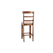 Home Square Sheesham Solid Wood Bar Stool in Brown Finish - Set of 3