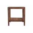 Home Square Sheesham Wood End Table in Natural Finish - Set of 2