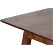 Home Square Modern Solid Acacia Wood End Table in Walnut - Set of 2