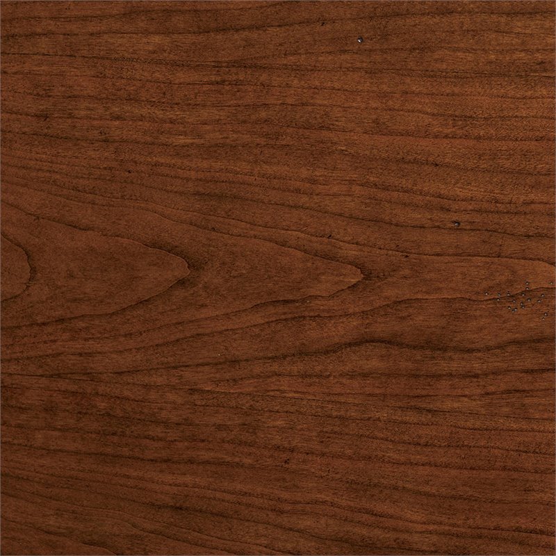 Home Square 1 Drawer End Table in Burnished Cherry Finish - Set of 2