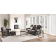 Home Square 3-Piece Set with 2 Chairside Tables and Coffee Table in Gray