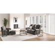 Home Square 3-Piece Set with 2 Chairside Tables and Coffee Table in Gray