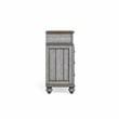 Home Square 2-Piece Set with Drawer Chest and Media Chest in Weathered Gray