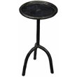 Home Square Modern Cast Iron End Table in Black Finish - Set of 2