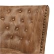 Home Square Tufted High Back Counter Height Barstool in Tan Brown - Set of 2