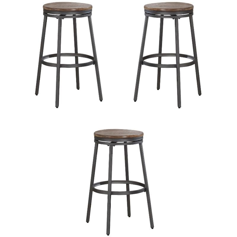 Counter Height (24 27) Oak Bar Stools