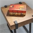 Home Square Contemporary Wood End Table in Canyon Oak - Set of 2