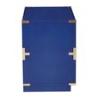 Home Square 2 Drawer Cabinet in Lapis Blue Fully Assembled - Set of 2