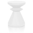 Home Square District Pawn Stone Accent Table in Ivory - Set of 2
